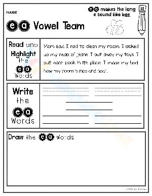 Short Vowels Team and Long Vowels Team