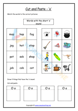 cut and paste beginning sounds worksheets 15
