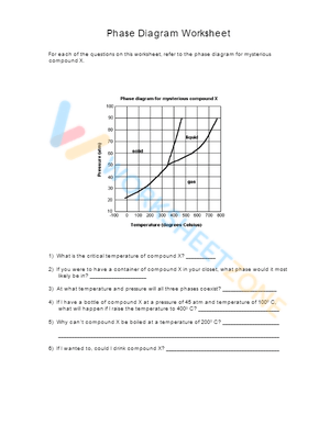 reading the phase diagram homework