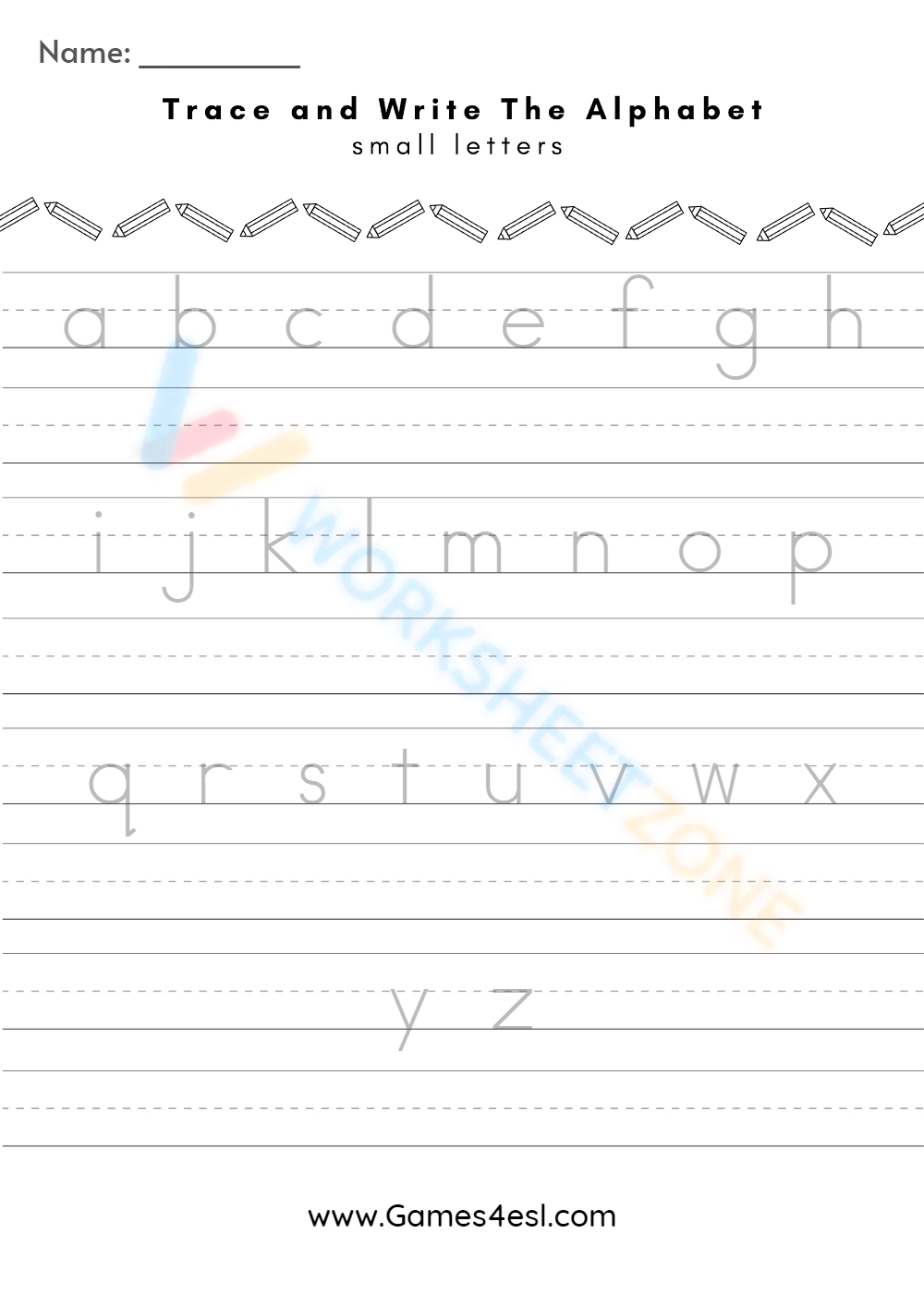 Paragraph Handwriting Practice Worksheet - The Bicycle