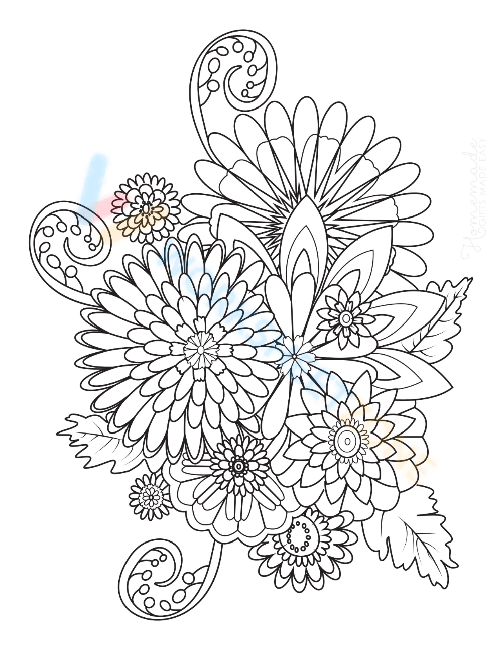 Beautiful Flowers Worksheet 5187