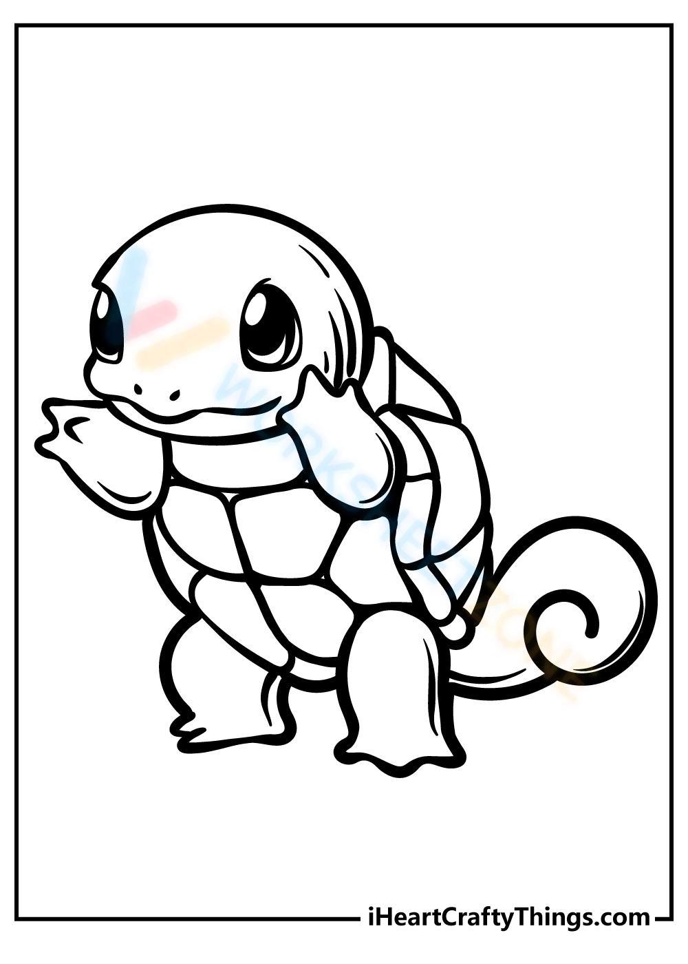 squirtle coloring pages