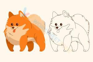 Furry pet coloring