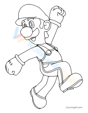 mario kart baby luigi coloring pages