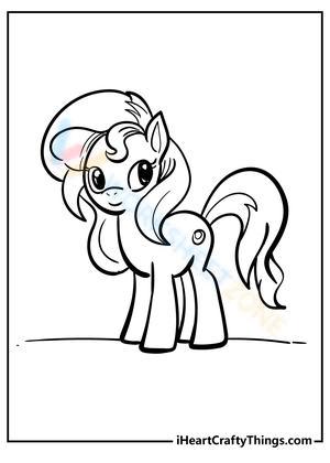 my little pony coloring pages young pinkie pie