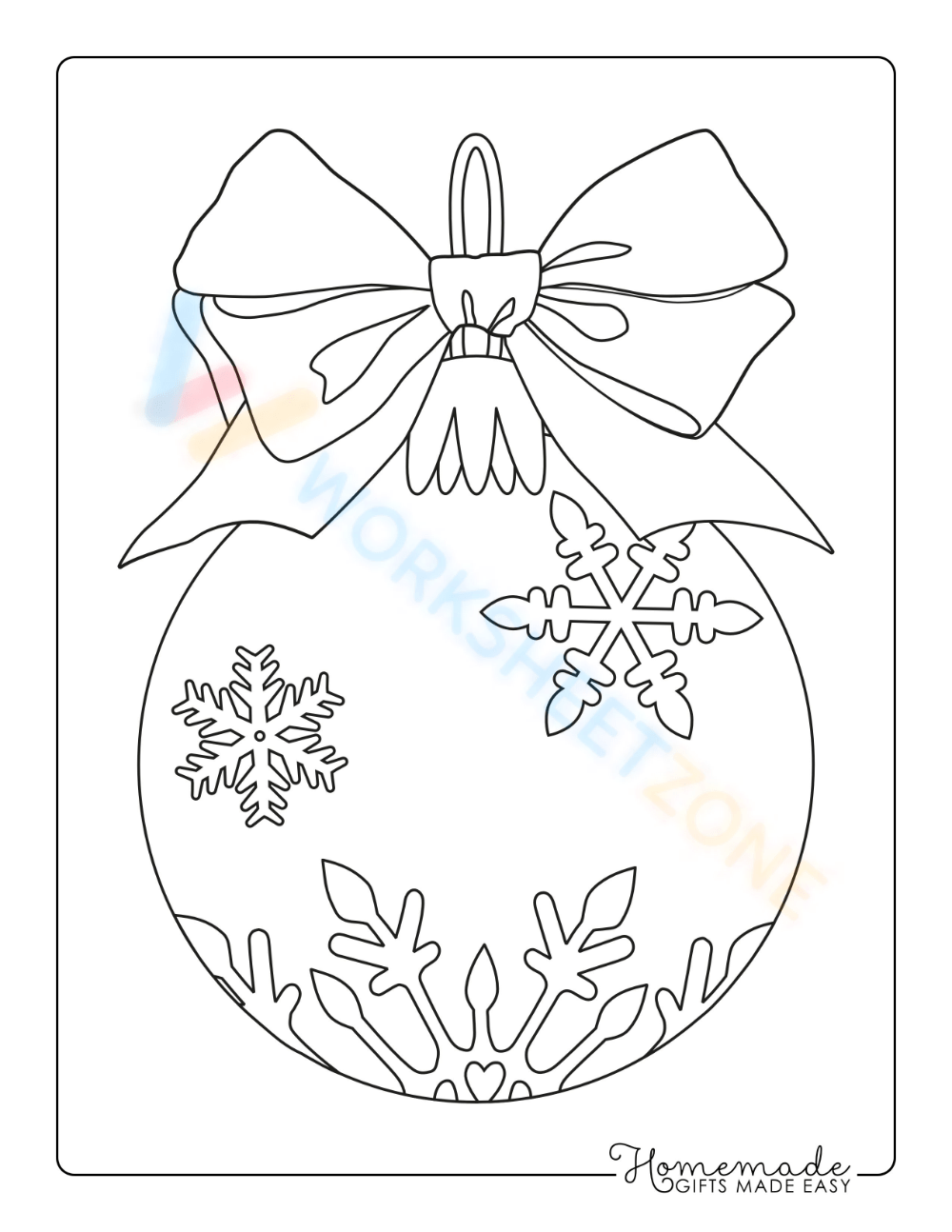 Snowflake Worksheet