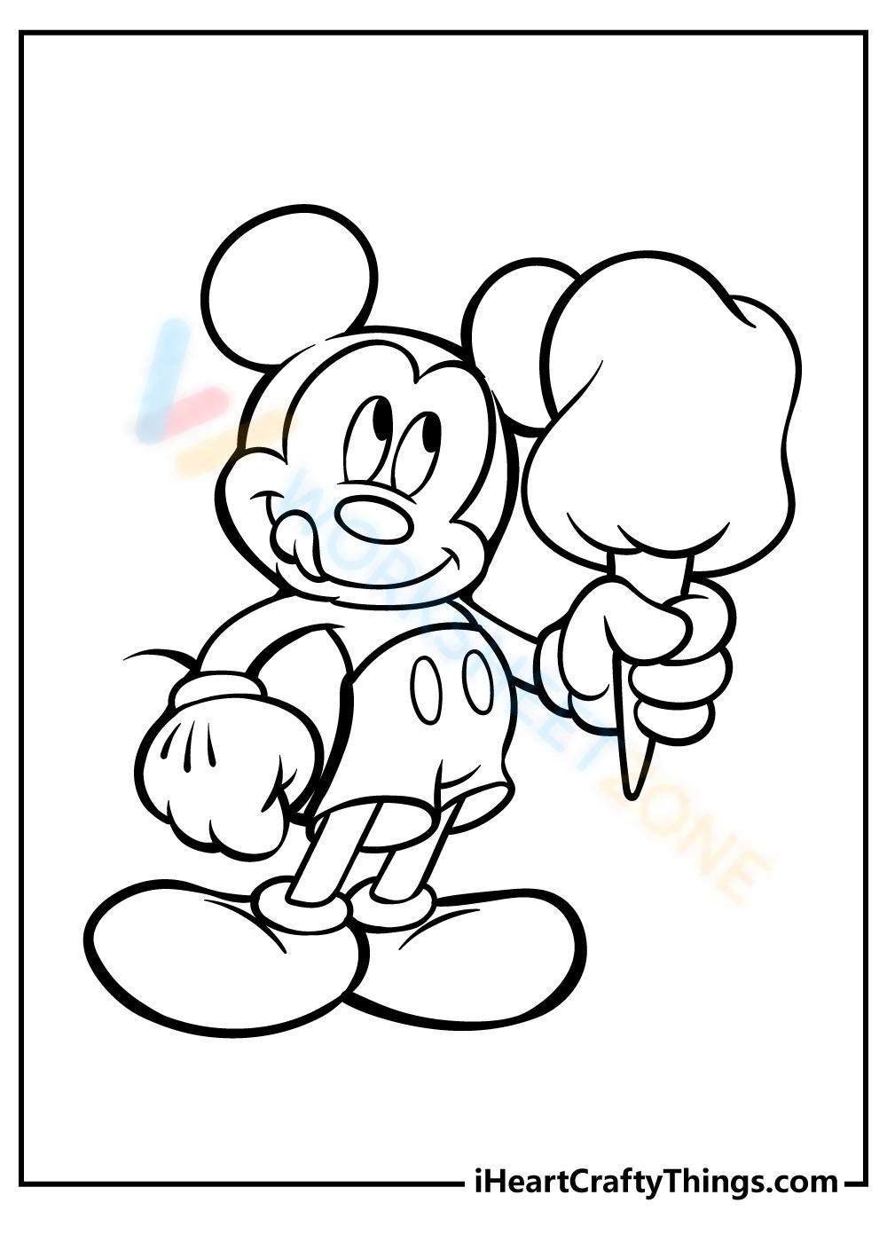 minnie mouse coloring pages