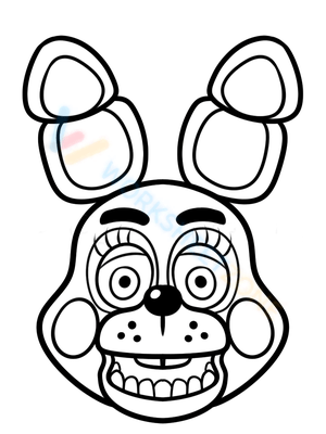 Coloring Golden Nights Freddy Freddys At Five Sketch Coloring Page