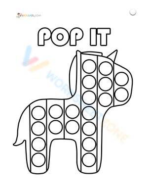 Pop It Horse