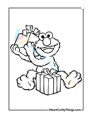 cookie monster coloring pages to print