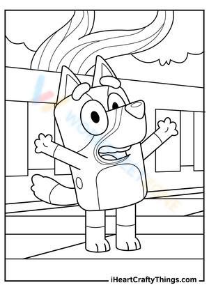 Bluey Coloring Page - Coloring for Kids