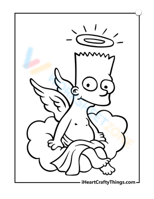 Angel Bart Simpson