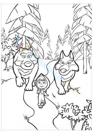 Free Printable Wolf Coloring Pages for Kids