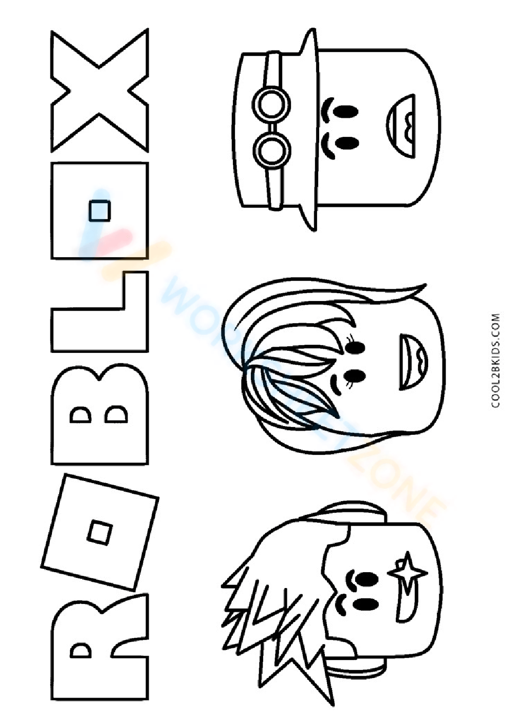 Roblox Coloring Pages