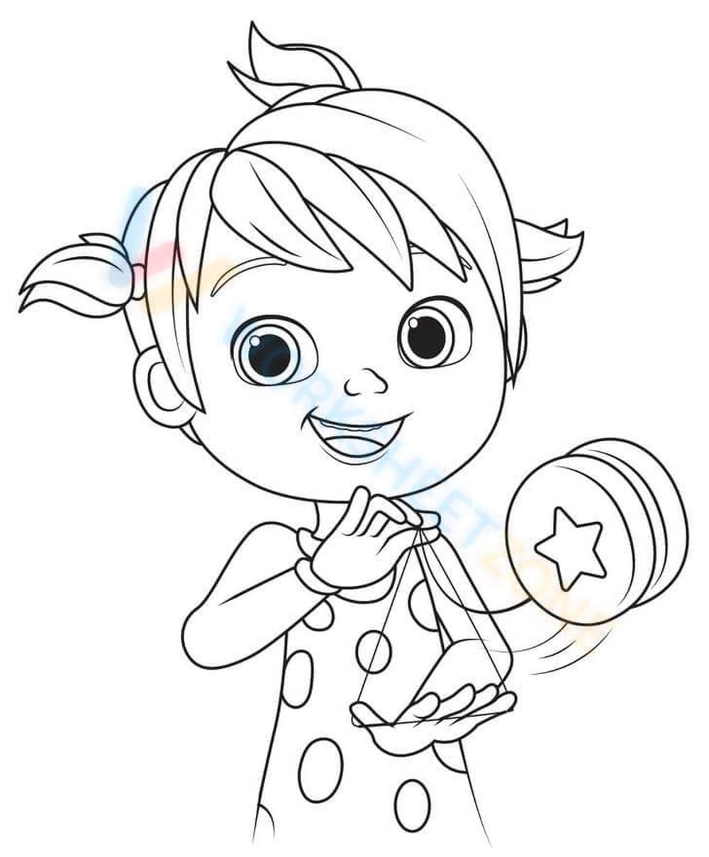 Free Printable Cocomelon Coloring Pages for Kids