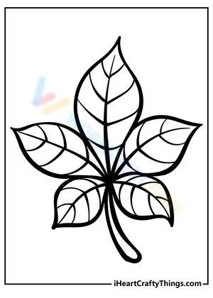 Free Printable Leaf Coloring Pages