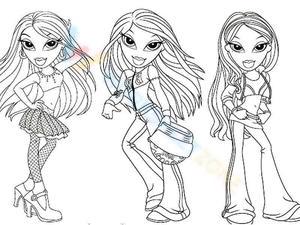 Bratz Printable Coloring Pages - Get Coloring Pages