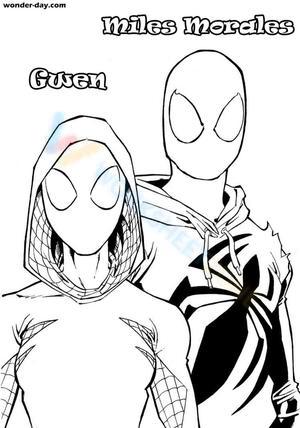 iron spider coloring pages