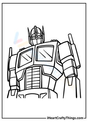 lego transformer coloring pages