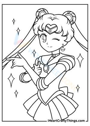 Winking Sailor Moon