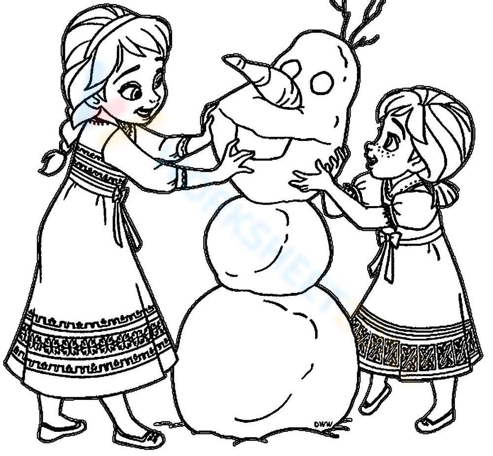 Baby Anna and Elsa