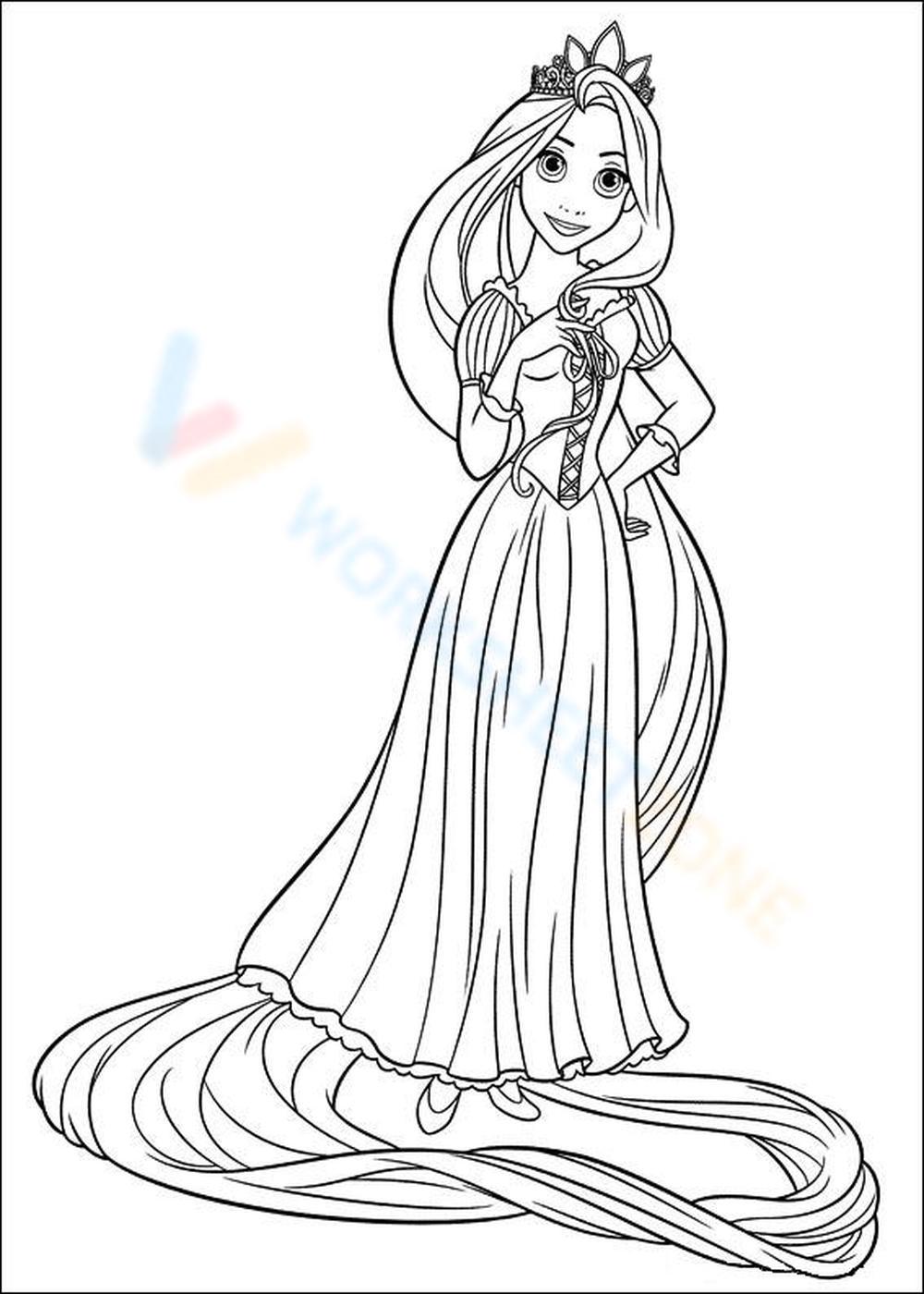 disney princess coloring pages rapunzel and flynn