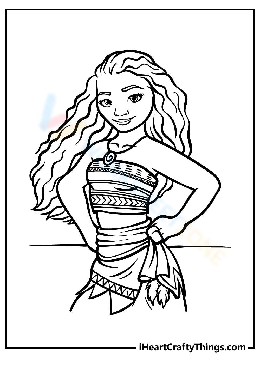 Gorgeous Moana Worksheet