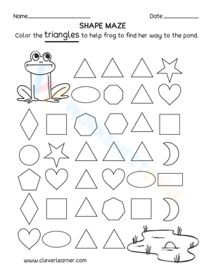 Shape worksheets