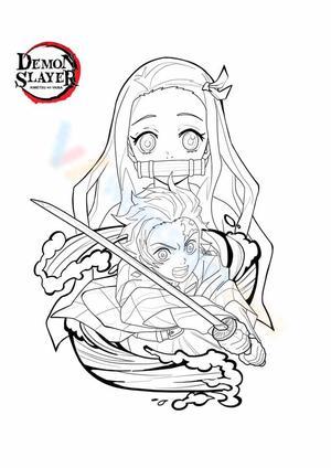 Demon Slayer Coloring Pages - Free Printable Coloring Pages for Kids