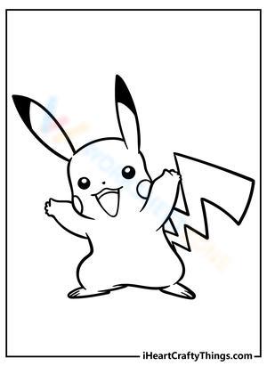 Cheerful Pikachu