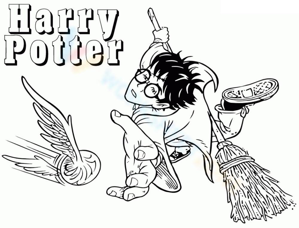 harry potter playing quidditch drawings