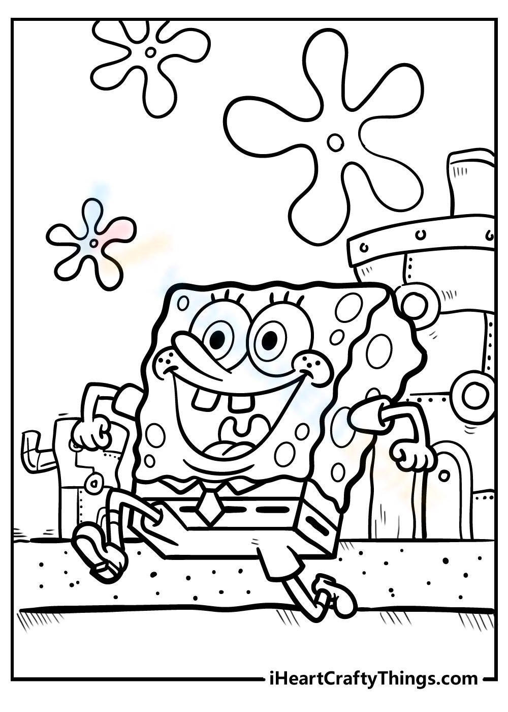 happy spongebob