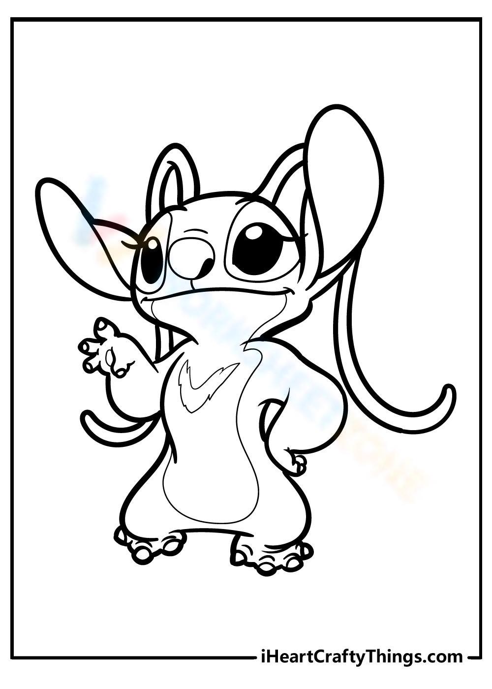 Lilo and Stitch coloring pages to print - Lilo and Stitch Kids Coloring  Pages