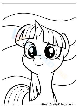 young my little pony coloring pages