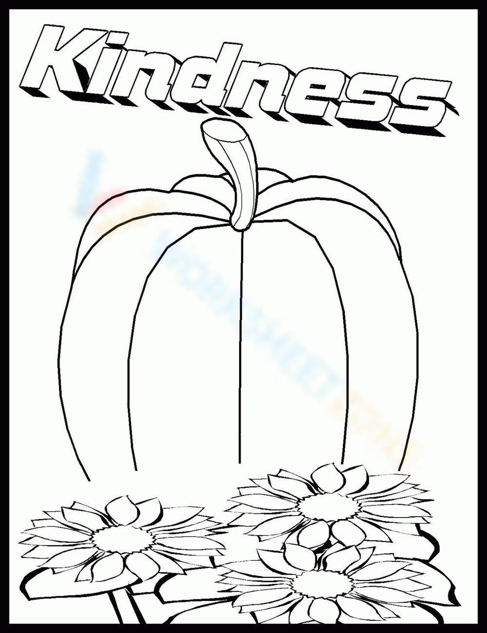 Kindness Word Worksheet kindness-word-worksheet