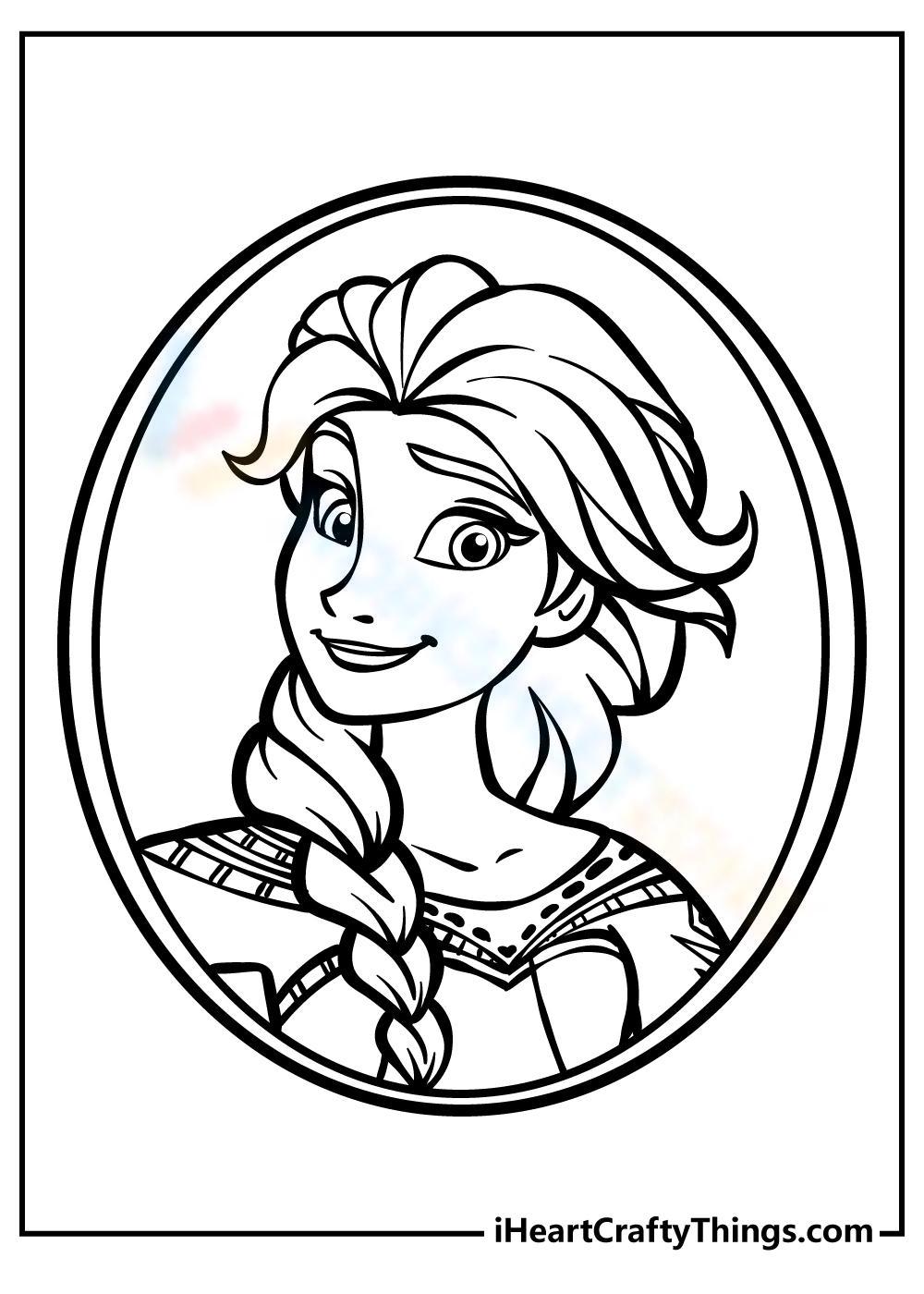 Free Printable Elsa Coloring Pages for Children