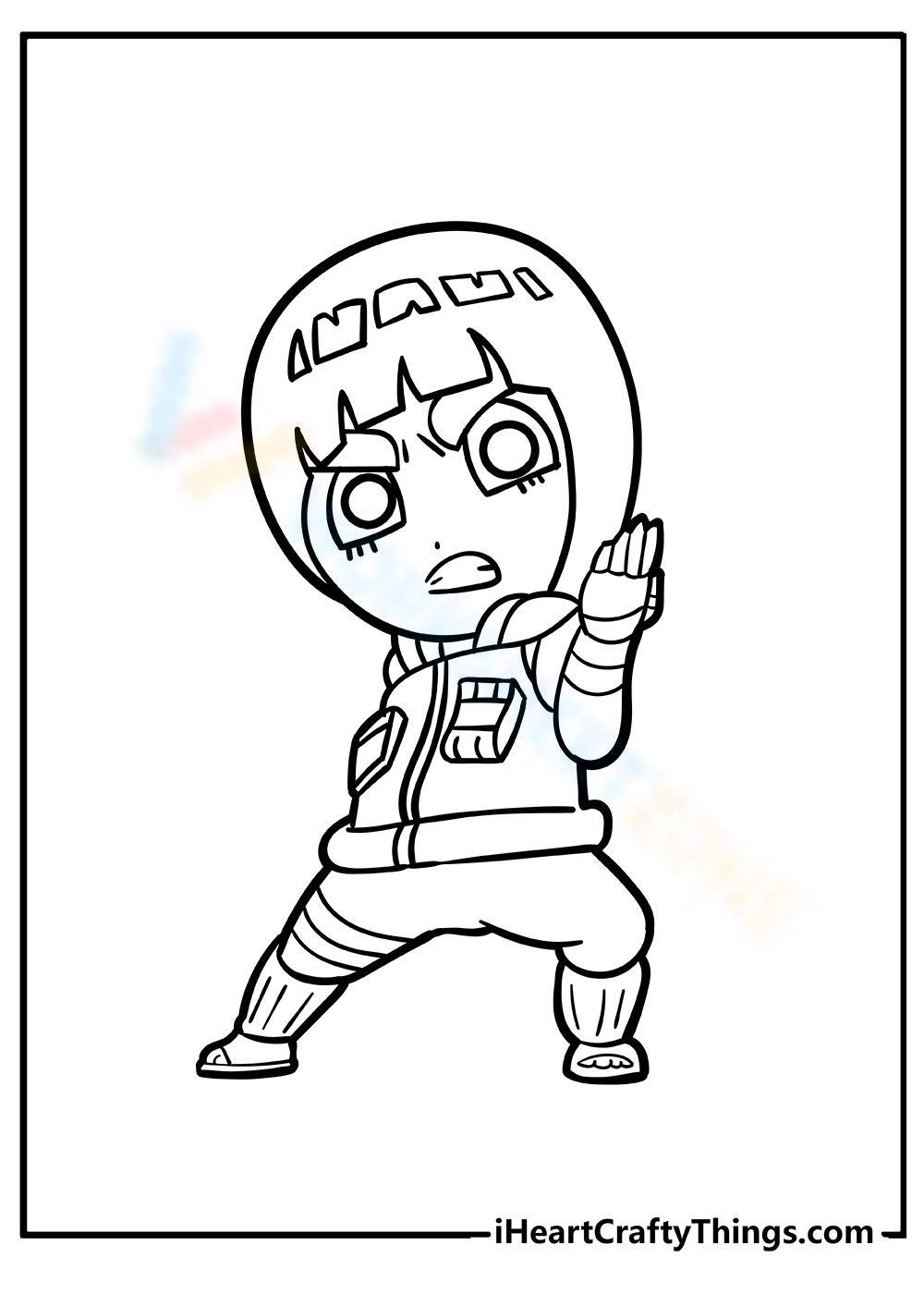 Coloring page - Leader - Kakashi Hatake