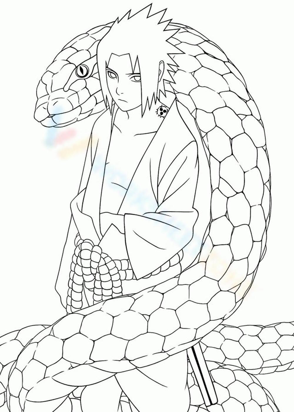 kyubi naruto coloring pages