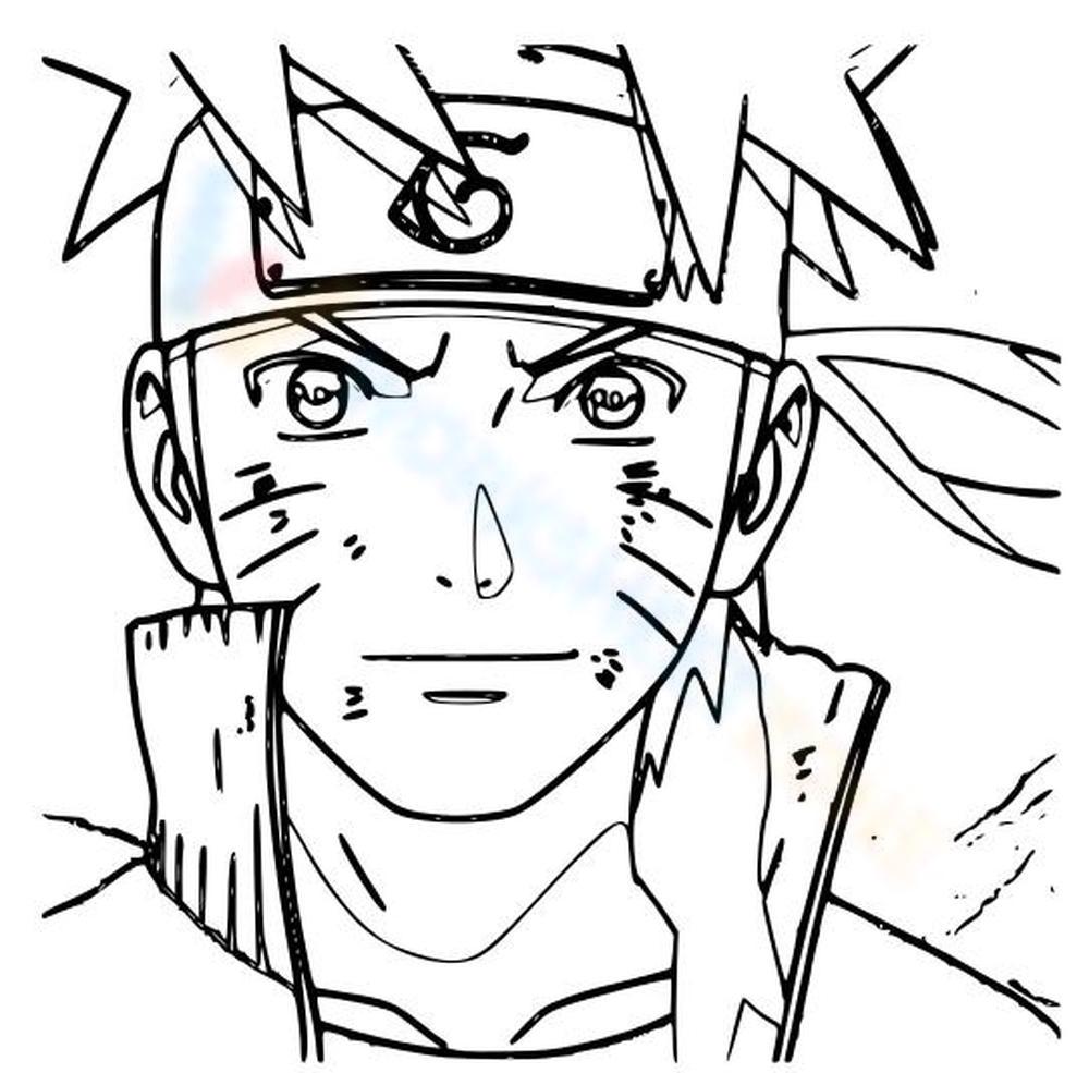 Coloring page - Leader - Kakashi Hatake