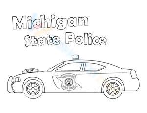 Michigan State Police Car