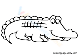 Easy Cute Alligator