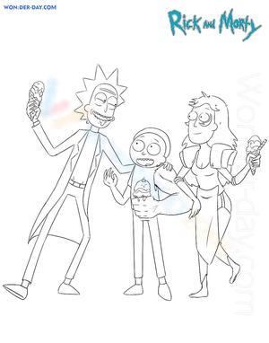 Rick and Morty family