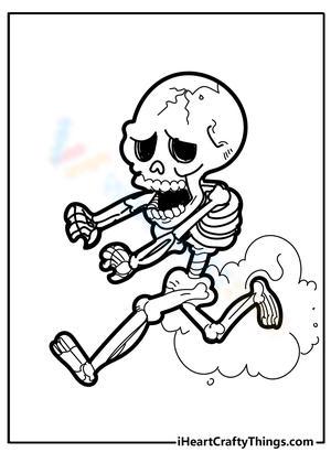 The happy skeleton