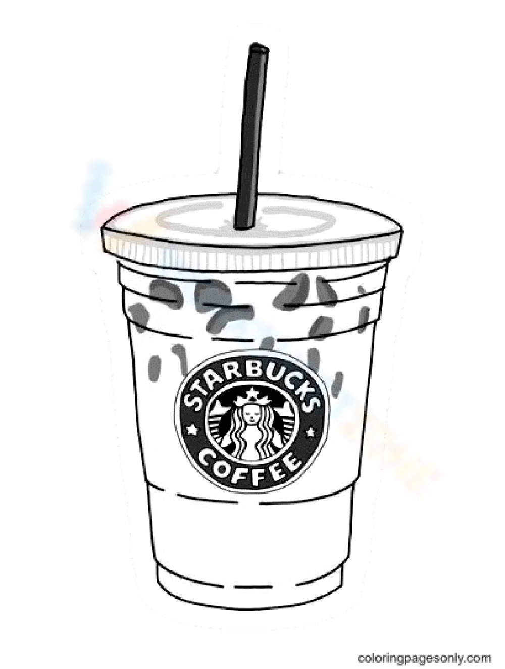 Free Interactive & Printable Starbucks Coloring Pages