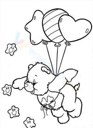 care bear coloring pages for valintimes day