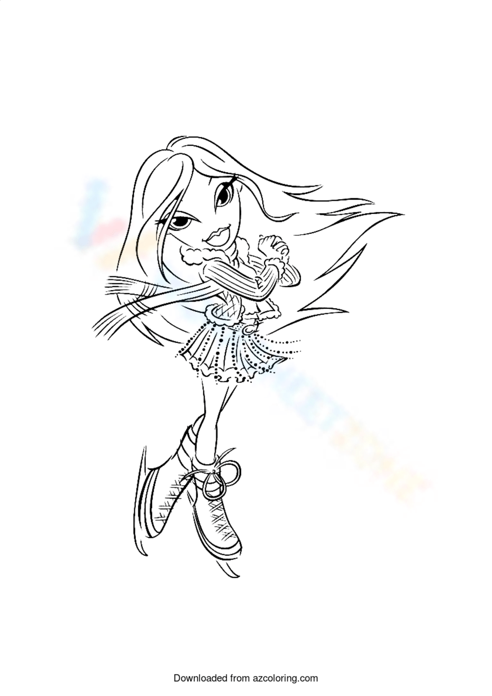 20+ Sasha Bratz Coloring Pages