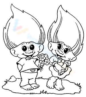 Big Bridget coloring page Trolls