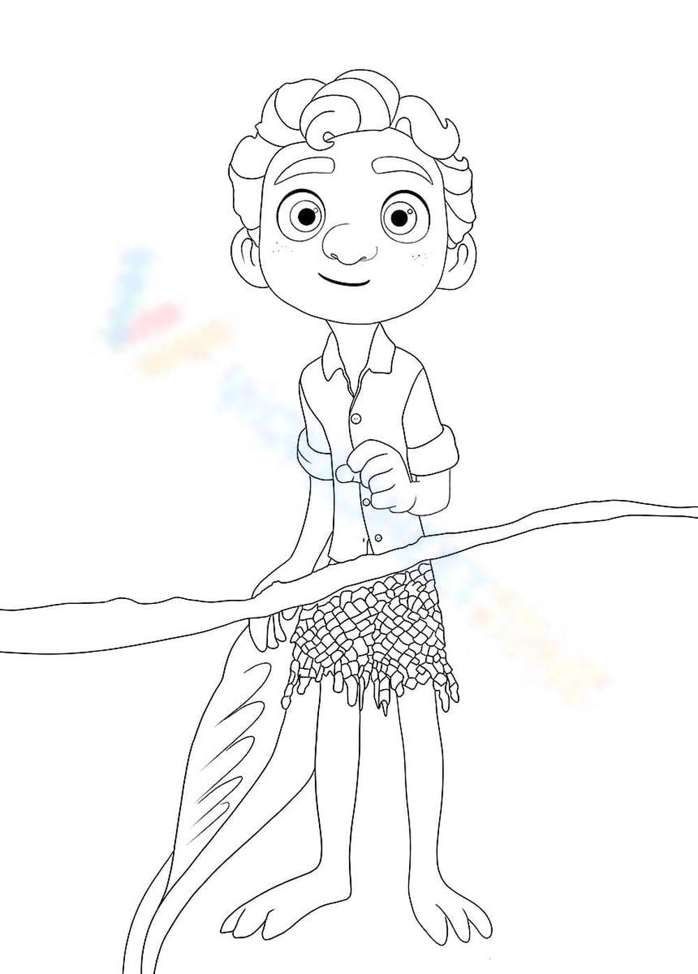 Free Printale Luca Coloring Pages for Kids & Adults