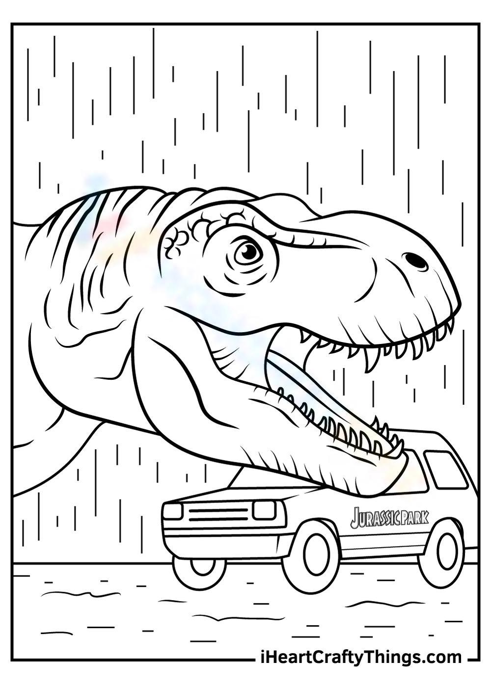 Jurassic Park Car Worksheet