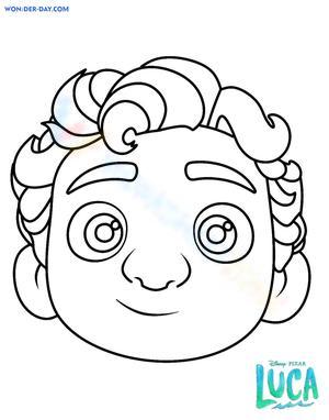 Luca Coloring page free and online coloring